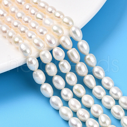 Natural Cultured Freshwater Pearl Beads Strands PEAR-N012-05Z-01-1