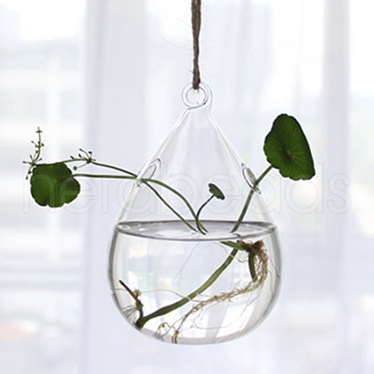 Mother's Day Hanging Glass Plants Planters PW-WG28732-03-1