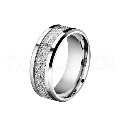 Stainless Steel Finger Ring for Men PW-WGD358B-02-1