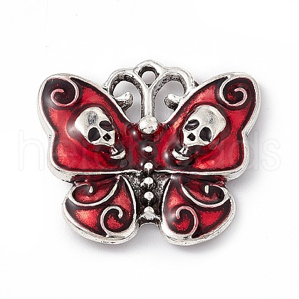 Alloy Enamel Pendants FIND-A021-06B-1