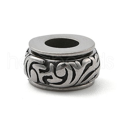 316 Surgical Stainless Steel European Beads STAS-S173-32AS-1