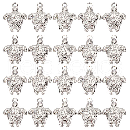 SUNNYCLUE 20Pcs Ion Plating(IP) 201 Stainless Steel Pendants STAS-SC0005-13-1