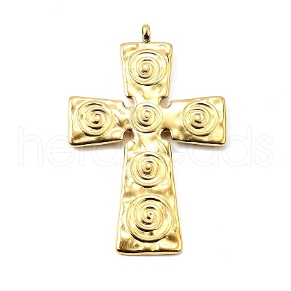 304 Stainless Steel Pendants STAS-R164-02G-1