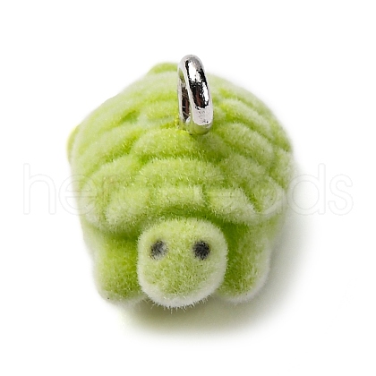 Flocky Resin Pendants FIND-S001-10A-1