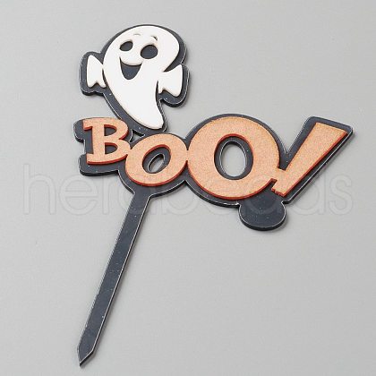 Acrylic Ghost Cake Insert Card Decoration DIY-H109-20-1