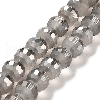 Electroplate Glass Beads Strands EGLA-Z001-03A-PL03-1