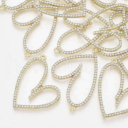Alloy Rhinestone Pendants PALLOY-T071-034-1