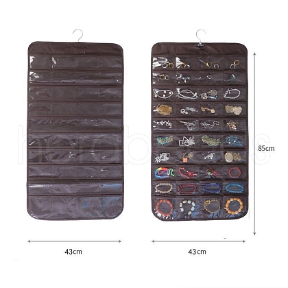 Non-Woven Fabrics Jewelry Hanging Display Bags PW-WG86F1F-17-1
