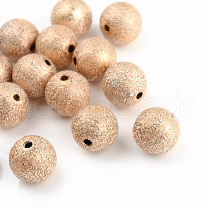 Spray Painted Acrylic Beads ACRP-Q018-6mm-012-1