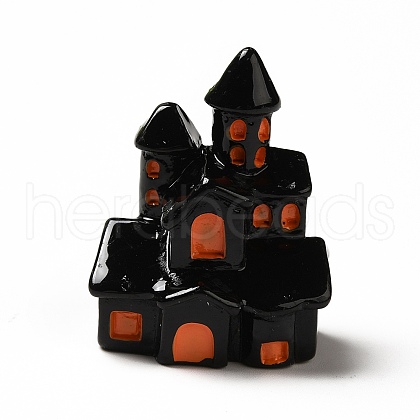 Halloween Theme Opaque Resin Cabochons RESI-K019-002J-1