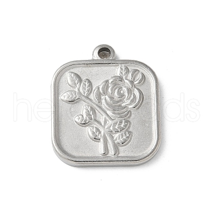 304 Stainless Steel Pendants STAS-I330-021P-1
