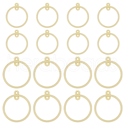 SUPERFINDINGS 40Pcs 2 Style Alloy Connector Charms FIND-FH0007-15-1