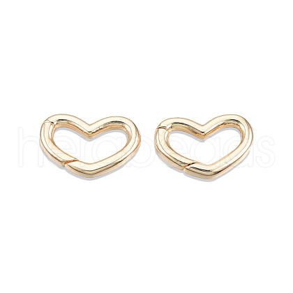 Brass Spring Gate Rings KK-N232-443LG-1