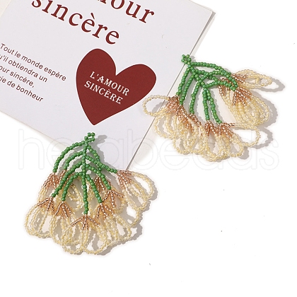 Beaded Flower Charms PW-WG107E6-01-1