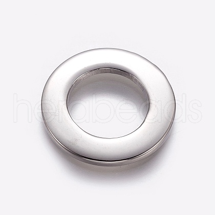 Non-Tarnish 304 Stainless Steel Linking Rings X-STAS-P234-52P-1