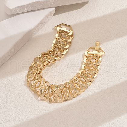 Hip-hop Punk Style Iron Link Chain Bracelets for Women EC2956-1
