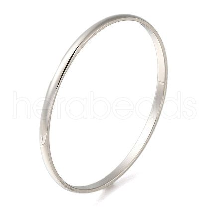 Non-Tarnish 304 Stainless Steel Plain Bangles BJEW-L664-024E-P-01-1