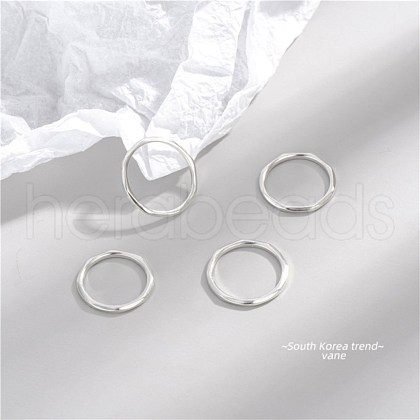 925 Sterling Silver Finger Rings RJEW-BB48440-C-1