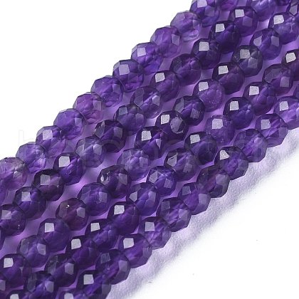 Natural Amethyst Beads Strands G-E560-Q03-1