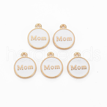 Mother's Day Alloy Enamel Charms ENAM-T016-11E-RS-1