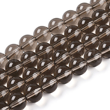 Transparent Glass Beads Strands GLAA-T032-T10mm-02-1