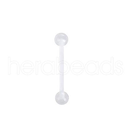 Luminous Acrylic 15 Gauge Tongue Rings WG90989-06-1