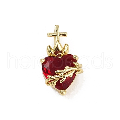 Brass Glass Pendants KK-R226-03G-01-1