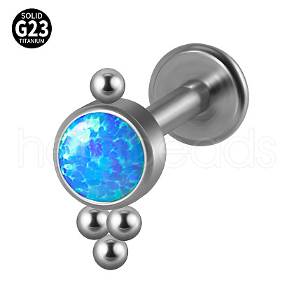 G23 Titanium Threadless Labrets WG33C7B-47-1