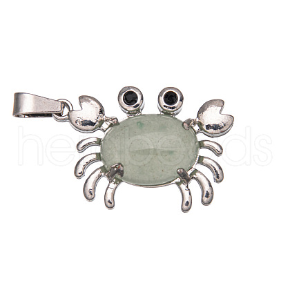 Natural Green Aventurine Pendants PW-WG77816-15-1