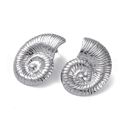 304 Stainless Steel Stud Earrings EJEW-M250-02A-P-1