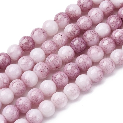 Opaque Glass Beads Strands GLAA-T031-01O-11-1