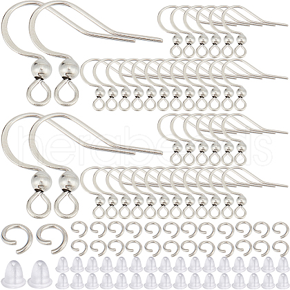 SOFPLATE 300Pcs 304 Stainless Steel French Earring Hooks STAS-SP0001-36-1