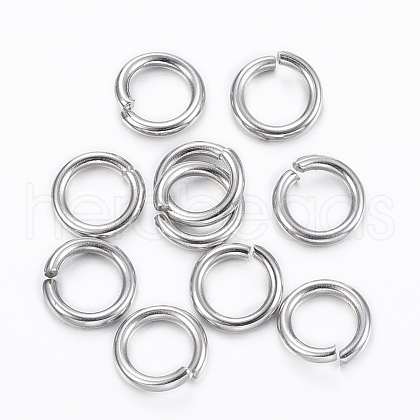304 Stainless Steel Open Jump Rings STAS-H555-08P-1