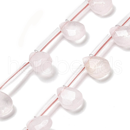 Natural Rose Quartz Beads Strands G-Q167-A05-01-1