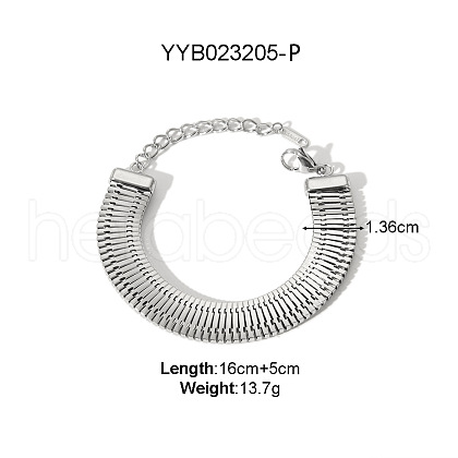 Stainless Steel Chain Bracelets for Women QZ7044-3-1