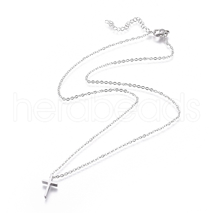 Non-Tarnish 304 Stainless Steel Pendant Necklaces NJEW-F274-03P-A-1