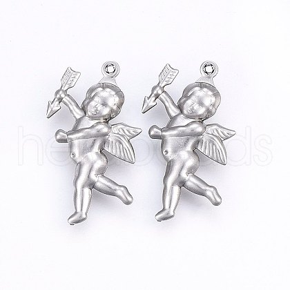 Tarnish Resistant 304 Stainless Steel Pendants STAS-E438-05P-1