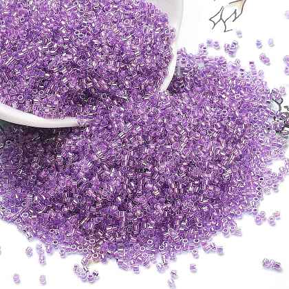 Transparent Inside Colours Glass Seed Beads X1-SEED-H003-04E-1
