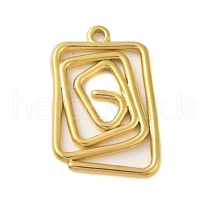 Ion Plating(IP) 304 Stainless Steel Pendants STAS-C104-28B-G-1