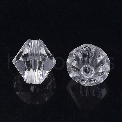 Transparent Acrylic Beads X1-TACR-S146-4mm-01-1