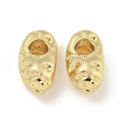 Textured Brass Charms KK-Q820-26G-1