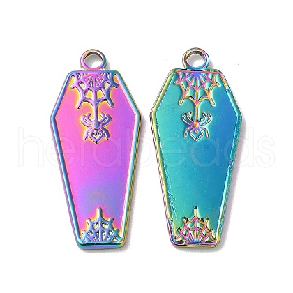 Ion Plating(IP) Halloween 304 Stainless Steel Pendants STAS-H212-30MC-1