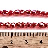 Electroplate Glass Beads Strands EGLA-D030-T4mm-B06-5