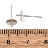 Brass Stud Earring Findings KK-D378-06P-3