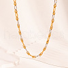 Stainless Steel Chain Necklaces & Bracelets Set for Women IX7784-1-4
