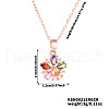 Elegant Fashion Brass Flower Pendant Necklaces for Women SJ2995-2-1