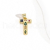 Brass Micro Pave Cubic Zirconia Pendants PW-WG10C3A-08-1
