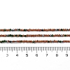 Synthetic Goldstone & Green Goldstone & Blue Goldstone Beads Strands G-RM250104-D5-5