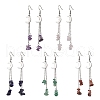 304 Stainless Steel Moon Dangle Earrings EJEW-JE06393-2