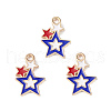 Alloy Enamel Pendants ENAM-K067-35-3